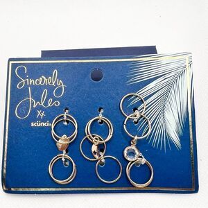 🍭4/$20 New Sincerely Jules x Scunci Hair Accessory Jewelry Rings